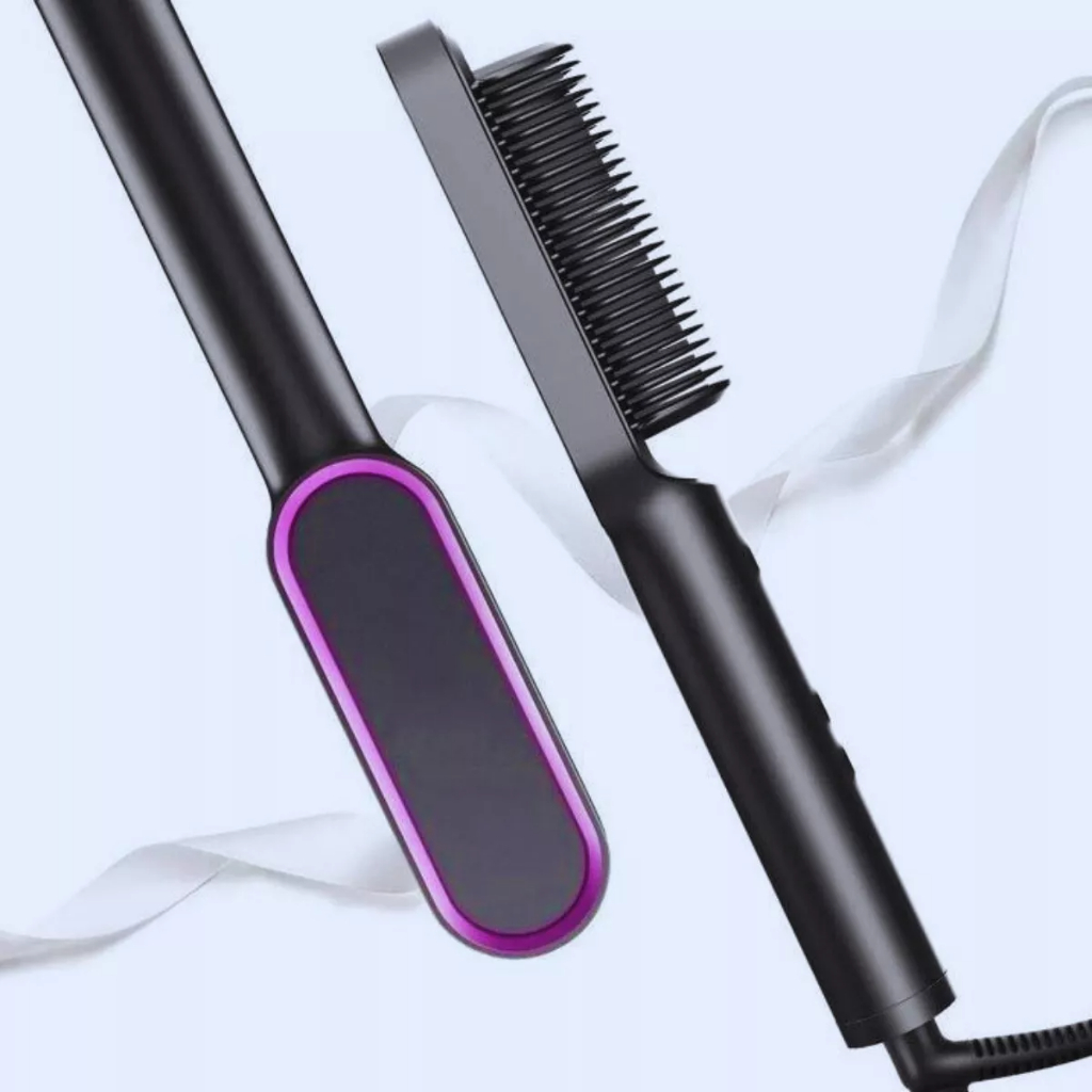 Escova Pente Secadora Profissional 3 Em 1 Seca Modela Cabelo :Escova Elétrica Alisadora Secador Chapinha de abelos Escova Secadora Tipo TAIFF escova 5 em 1 qualidade premium TOP Escova Alisadora 5 Em 1 Temperatura Ajustável Bivolt Full Escova Alisadora
