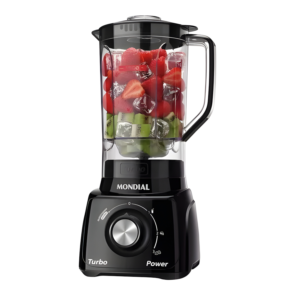 Liquidificador Mondial L‑99 Turbo 550 W 3 Velocidades