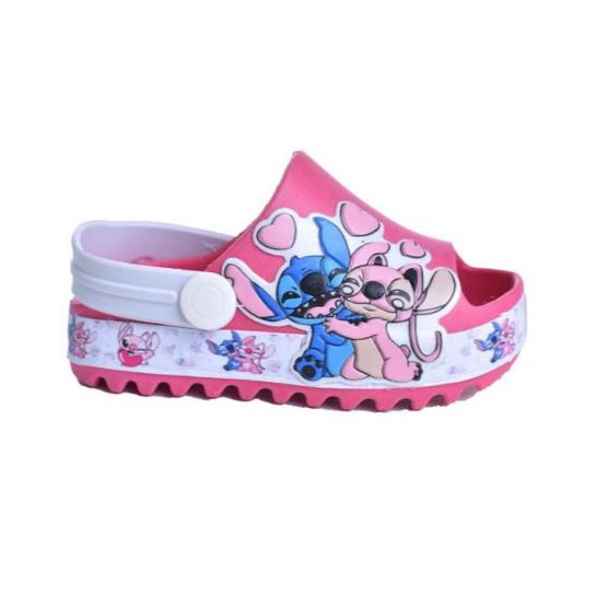 Sandálias Babuche Stitch Bebe Menina Confortável Fofo Macio Dia a Dia Escola