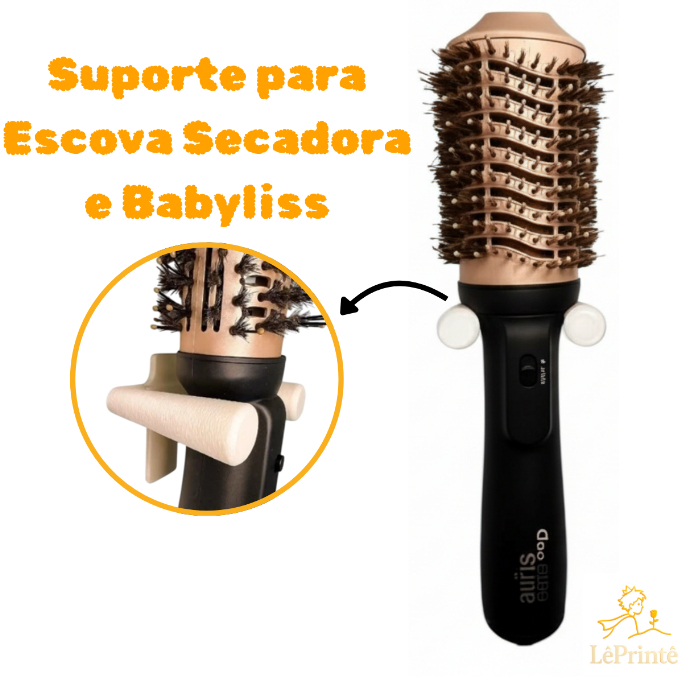 Suporte de Escova Secadora e Babyliss Suporte de Parede Escova Secadora Organizador Escova Secadora
