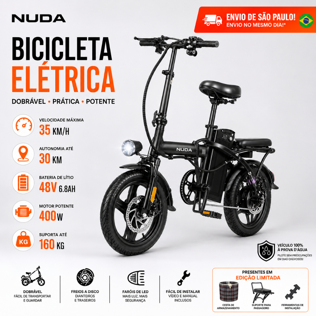10 bicicletas elétricas custo-benefício que realmente compensam o investimento