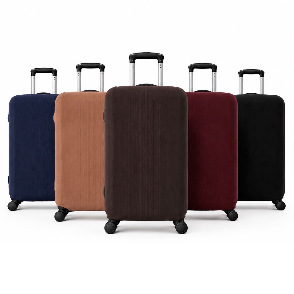 Capa de Mala Viagem Protetor Canelada Bagagem P M G Elástica Resistente Premium