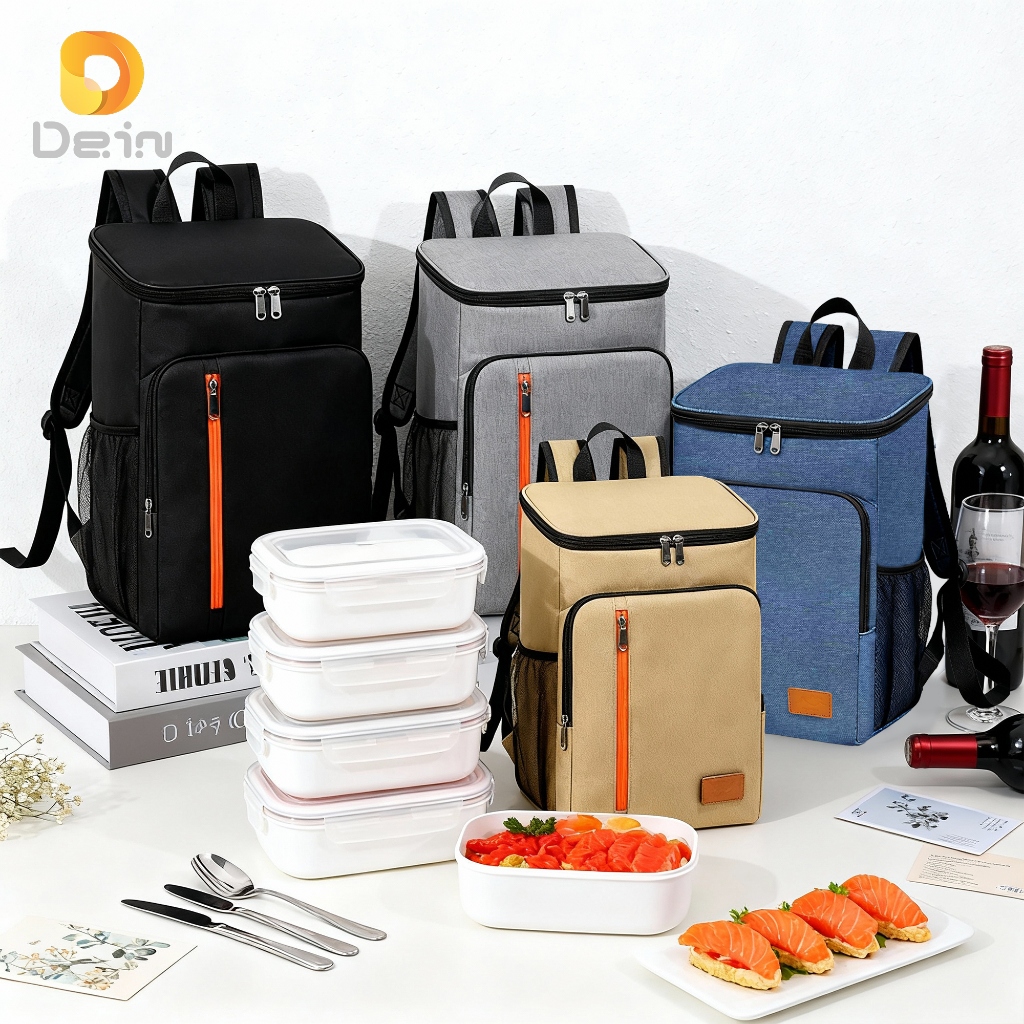 Mochila Térmica Grande Capacidade Cooler Portátil Piquenique Quente Frio Não colocar gelo ou água
