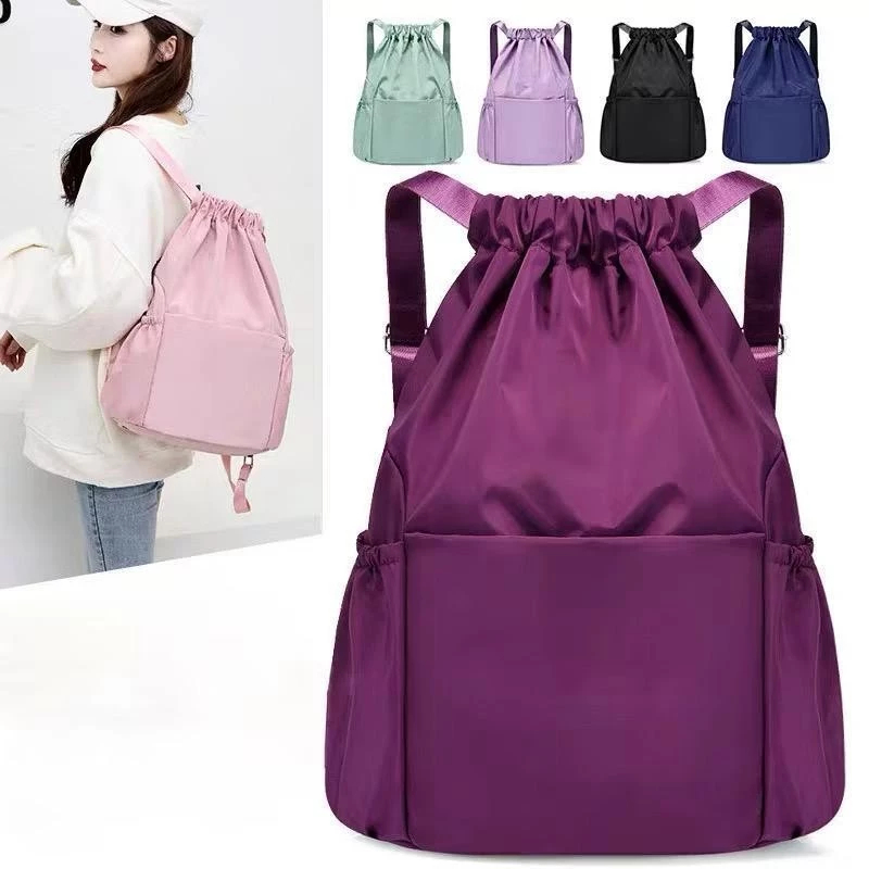 Bolsa Mochila Saco Modelo Liso Para Academia E Passeios Material Impermeável Resistente Unissex