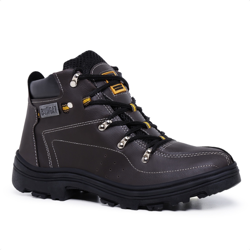 Bota Masculino Coturno Bullgat Cano Médio Motoqueiro Da Moda Motoboy Entrega