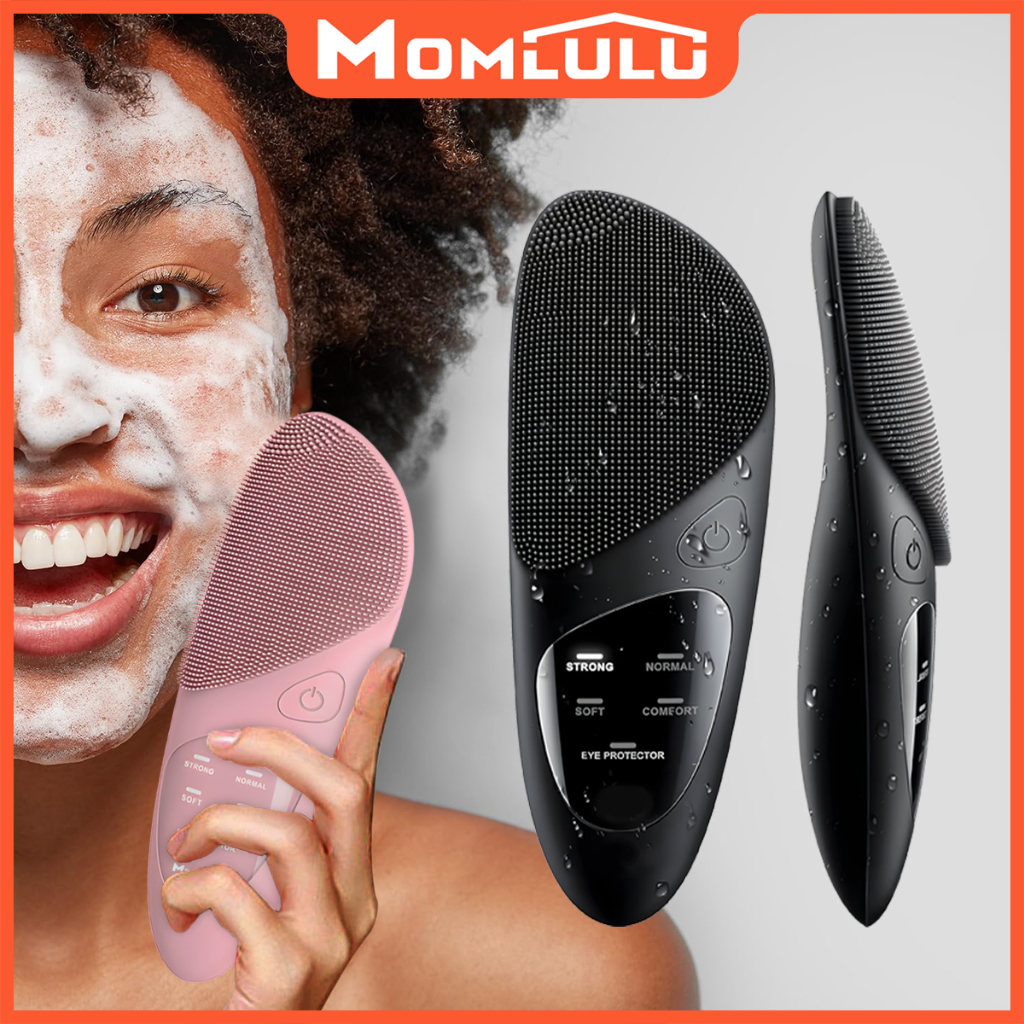 MOMLULU Escova Limpeza De Pele Massageador Elétrica Facial Profunda 5 Em 1 Ocular Aparelho De Massagem A Prova Agua