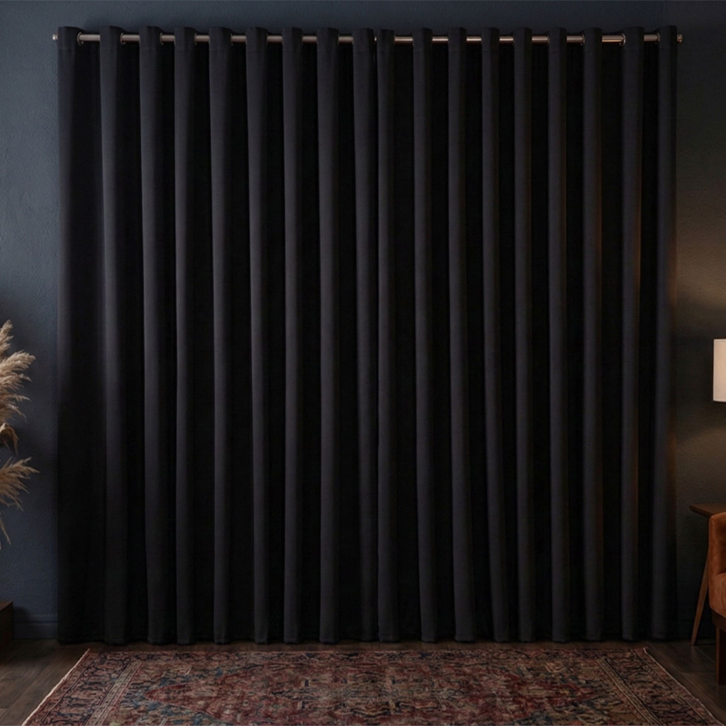 Cortina Blackout 4,00 x 2,50 2m / 3m / 4m / 5m / 6m / 7m / 8m Metros Corta Luz Para Varão Simples