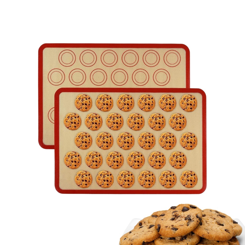 Tapete De Silicone E Fibra De Vidro Culinário 42x30cm poder usar no forno casa